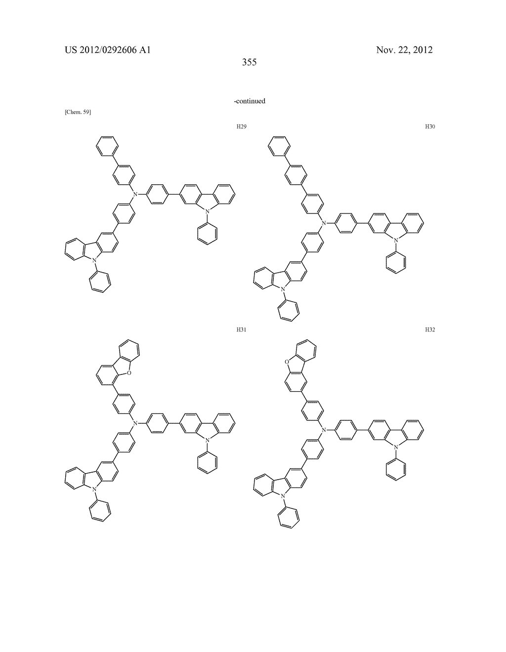 AROMATIC AMINE DERIVATIVE, AND ORGANIC ELECTROLUMINESCENT ELEMENT - diagram, schematic, and image 356