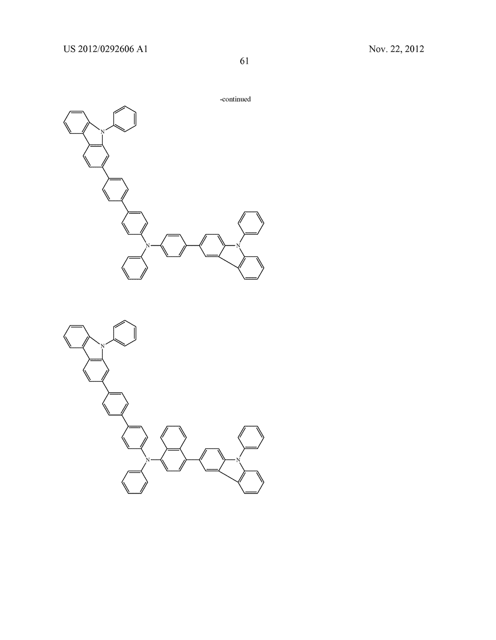 AROMATIC AMINE DERIVATIVE, AND ORGANIC ELECTROLUMINESCENT ELEMENT - diagram, schematic, and image 62