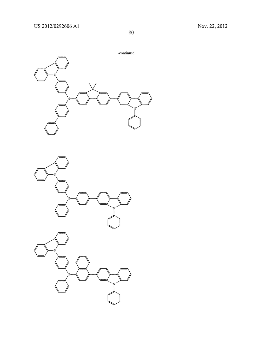 AROMATIC AMINE DERIVATIVE, AND ORGANIC ELECTROLUMINESCENT ELEMENT - diagram, schematic, and image 81