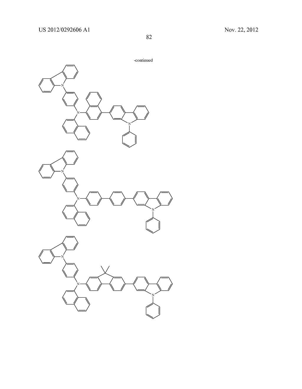 AROMATIC AMINE DERIVATIVE, AND ORGANIC ELECTROLUMINESCENT ELEMENT - diagram, schematic, and image 83