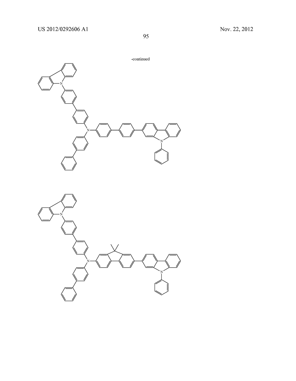 AROMATIC AMINE DERIVATIVE, AND ORGANIC ELECTROLUMINESCENT ELEMENT - diagram, schematic, and image 96