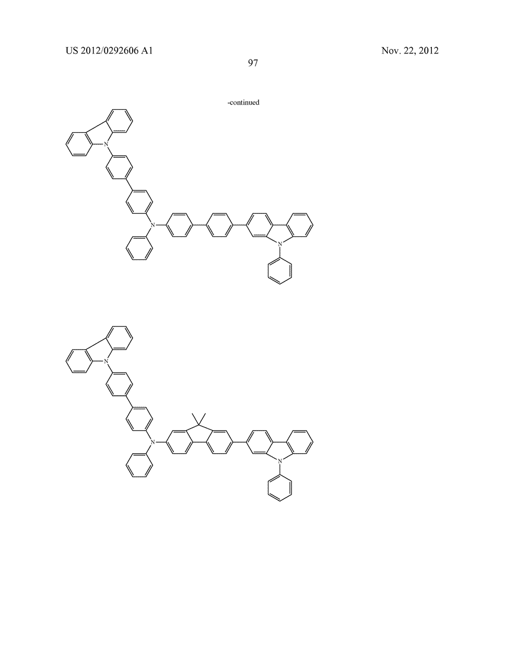 AROMATIC AMINE DERIVATIVE, AND ORGANIC ELECTROLUMINESCENT ELEMENT - diagram, schematic, and image 98