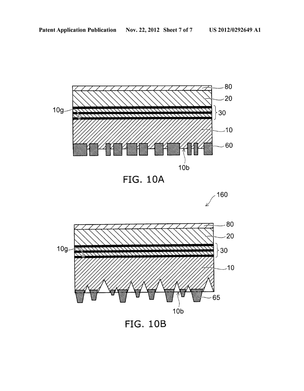 SEMICONDUCTOR LIGHT EMITTING DEVICE, WAFER, AND METHOD FOR MANUFACTURING     NITRIDE SEMICONDUCTOR CRYSTAL LAYER - diagram, schematic, and image 08