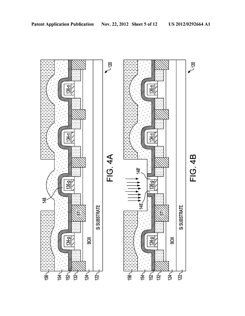 Integrated Circuit (IC) Chip Having Both Metal and Silicon Gate Field     Effect Transistors (FETs) and Method of Manufacture - diagram, schematic, and image 06