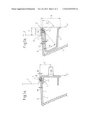 FASTENING OF A LONGITUDINAL BEAM LINING ON A LONGITUDINAL BEAM OF A MOTOR     VECHICLE diagram and image