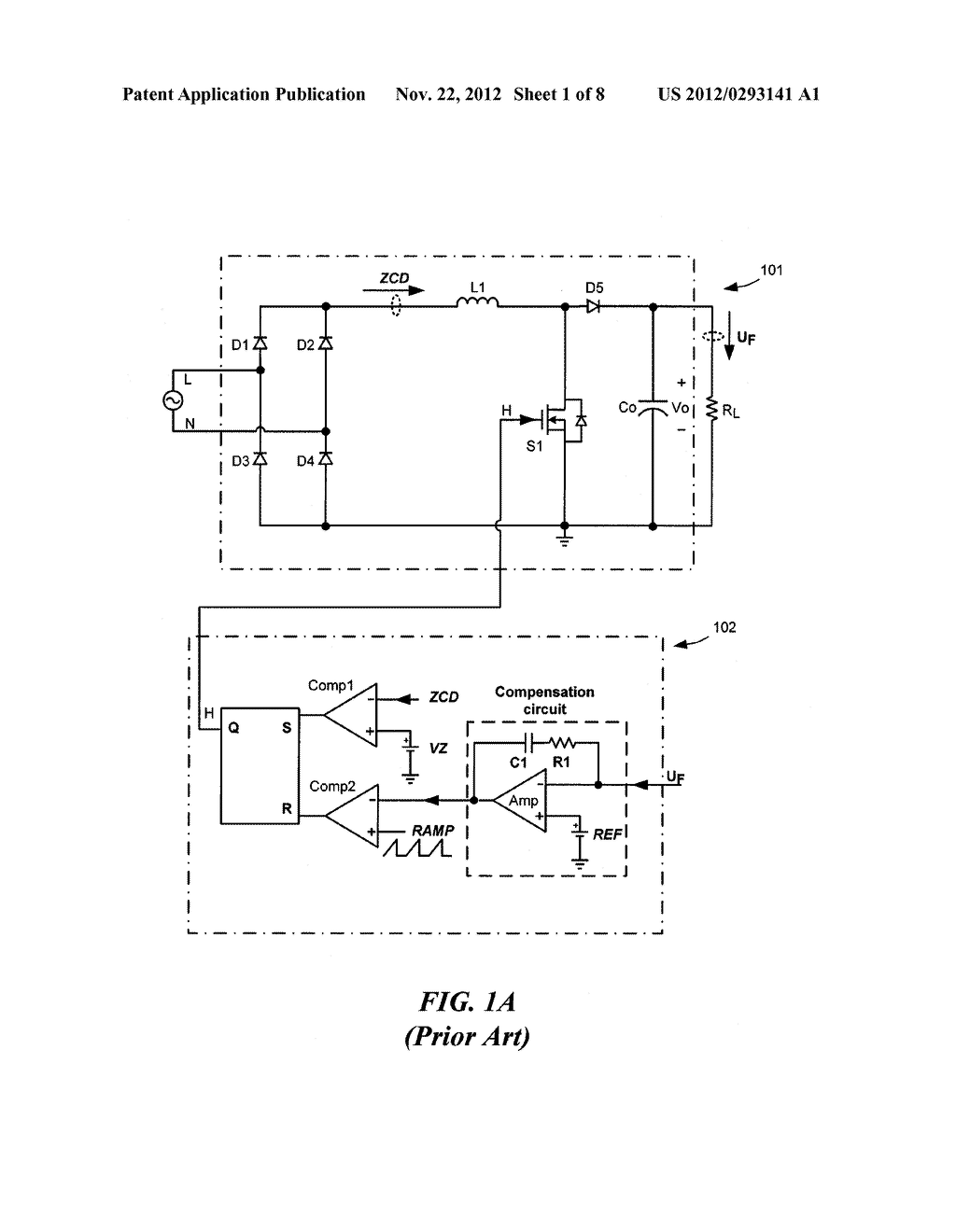 BRIDGELESS PFC CONVERTER AND THE METHOD THEREOF - diagram, schematic, and image 02