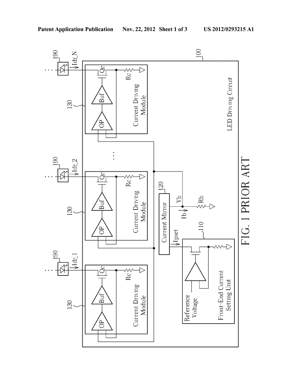 DRIVING CIRCUIT HAVING CURRENT BALANCING FUNCTIONALITY - diagram, schematic, and image 02