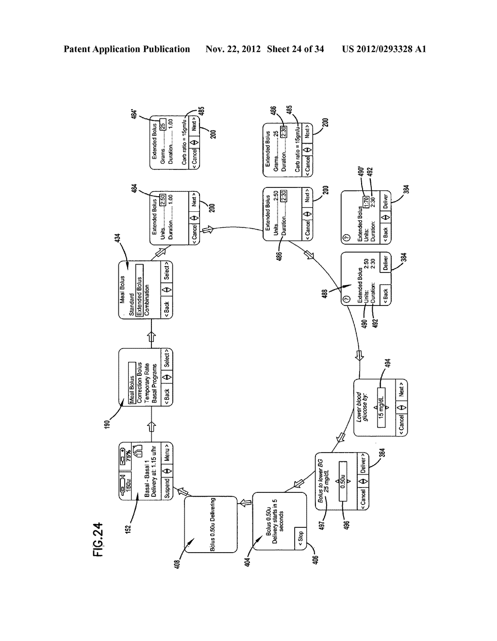 INSULIN PUMP HAVING AN ALARM SIGNAL - diagram, schematic, and image 25