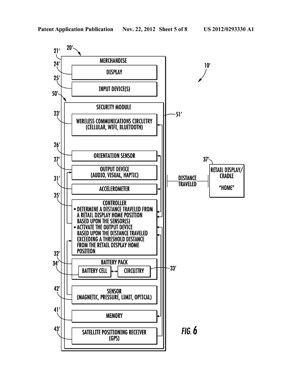 SYSTEMS AND METHODS FOR PROTECTING RETAIL DISPLAY MERCHANDISE FROM THEFT - diagram, schematic, and image 06