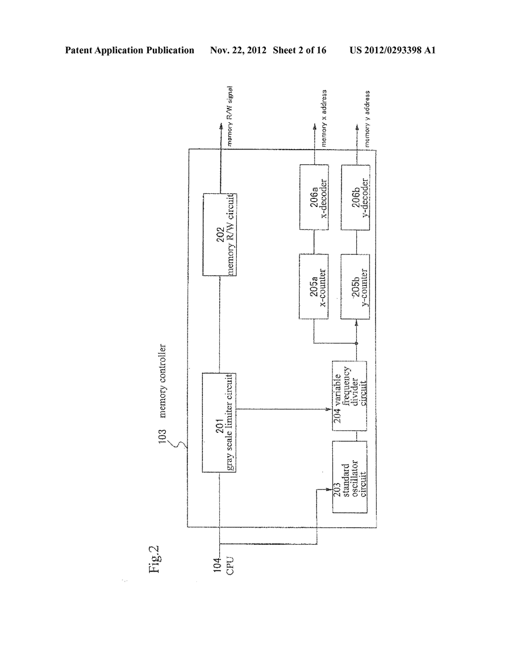 DISPLAY DEVICE AND METHOD OF DRIVING A DISPLAY DEVICE - diagram, schematic, and image 03