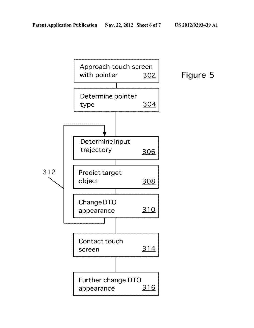 MONITORING POINTER TRAJECTORY AND MODIFYING DISPLAY INTERFACE - diagram, schematic, and image 07