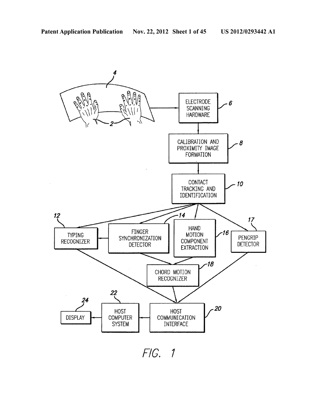 CONTACT TRACKING AND IDENTIFICATION MODULE FOR TOUCH SENSING - diagram, schematic, and image 02