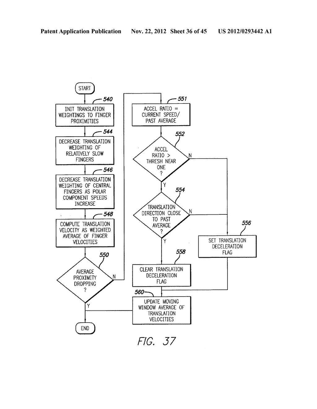 CONTACT TRACKING AND IDENTIFICATION MODULE FOR TOUCH SENSING - diagram, schematic, and image 37