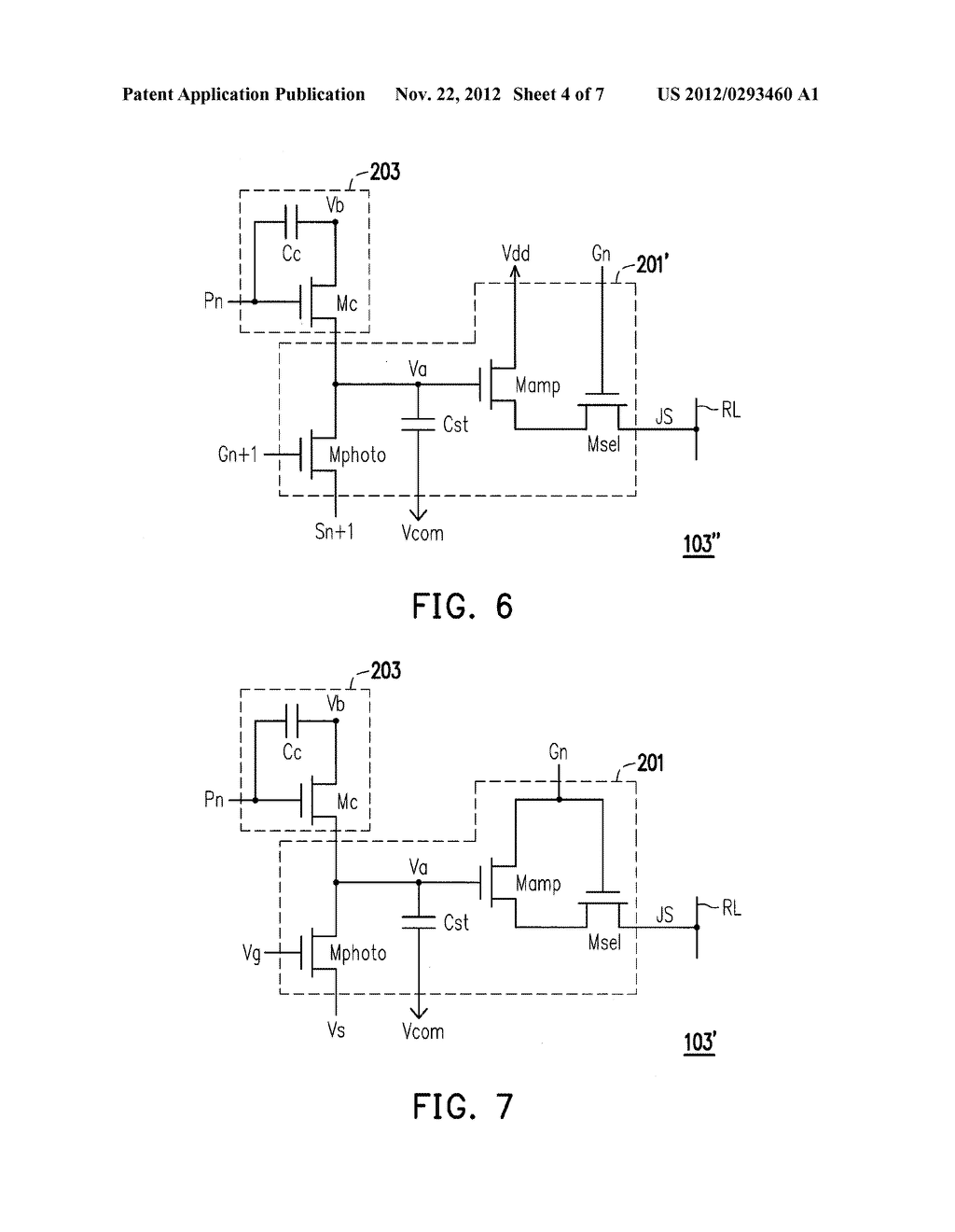 PHOTO SENSING DEVICE SUITABLE FOR OPTICAL TOUCH DISPLAY PANEL AND     APPLICATIONS THEREOF - diagram, schematic, and image 05