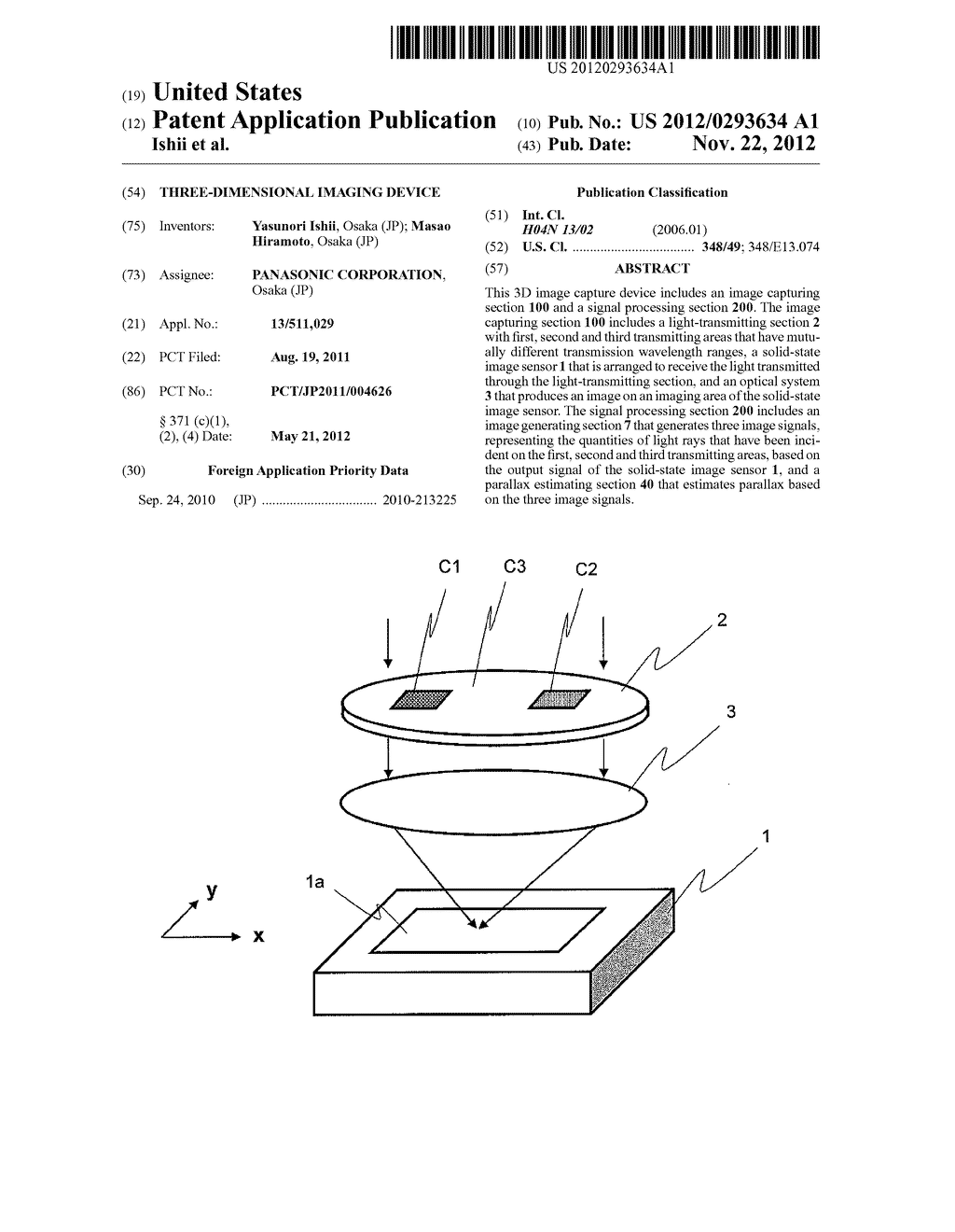 THREE-DIMENSIONAL IMAGING DEVICE - diagram, schematic, and image 01