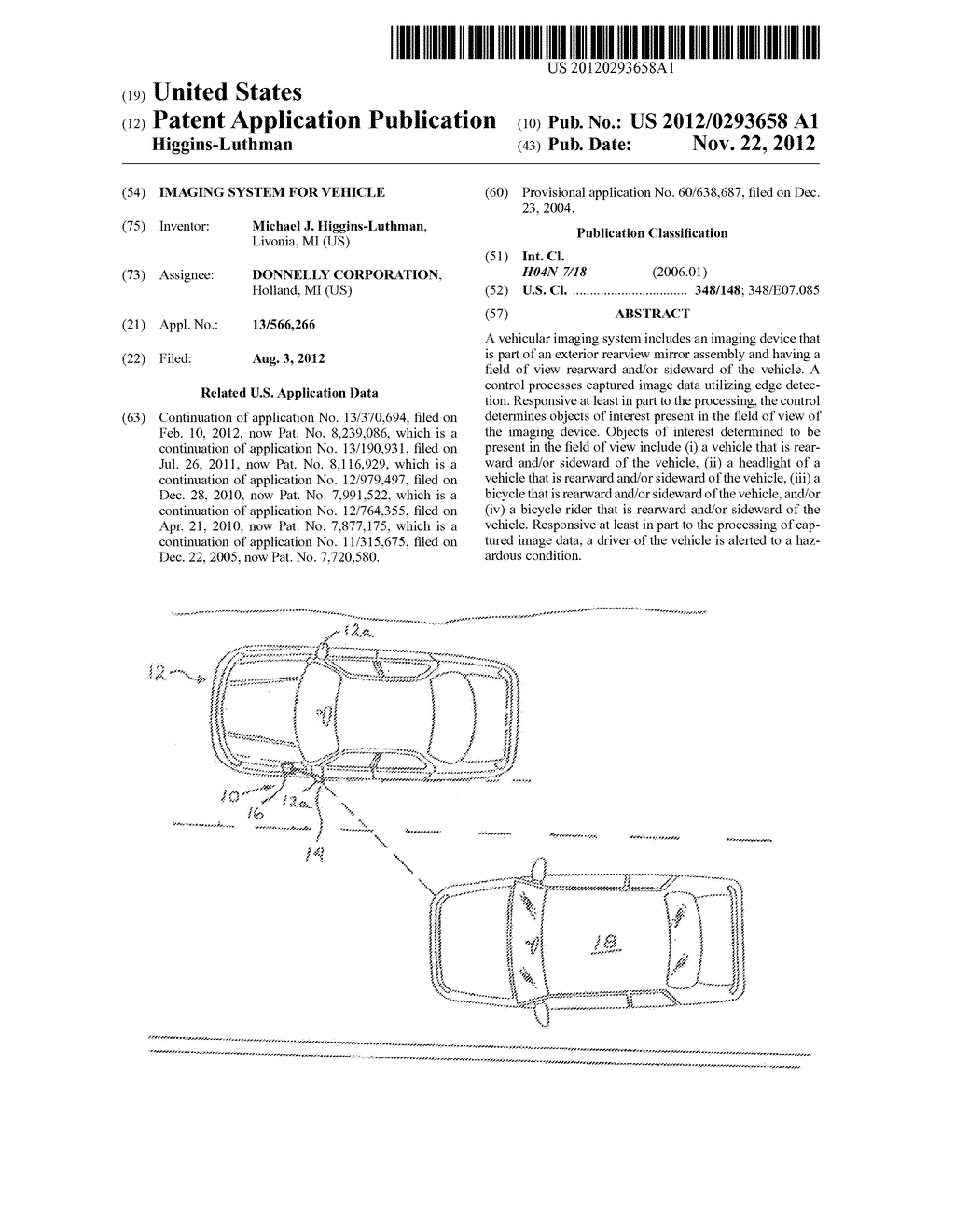 IMAGING SYSTEM FOR VEHICLE - diagram, schematic, and image 01