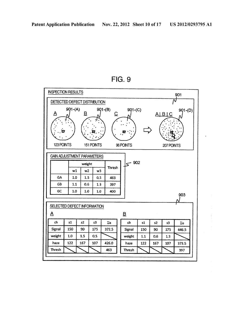 DEFECT INSPECTION DEVICE AND METHOD OF INSPECTING DEFECT - diagram, schematic, and image 11