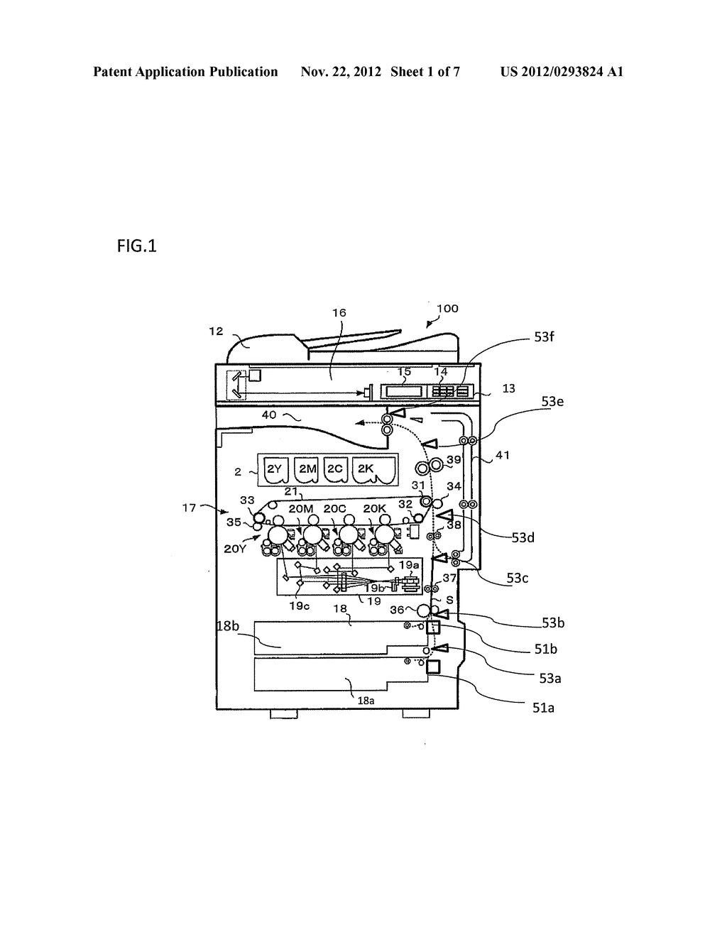 IMAGE FORMING APPARATUS AND SHEET JAM TREATMENT METHOD FOR THE IMAGE     FORMING APPARATUS - diagram, schematic, and image 02