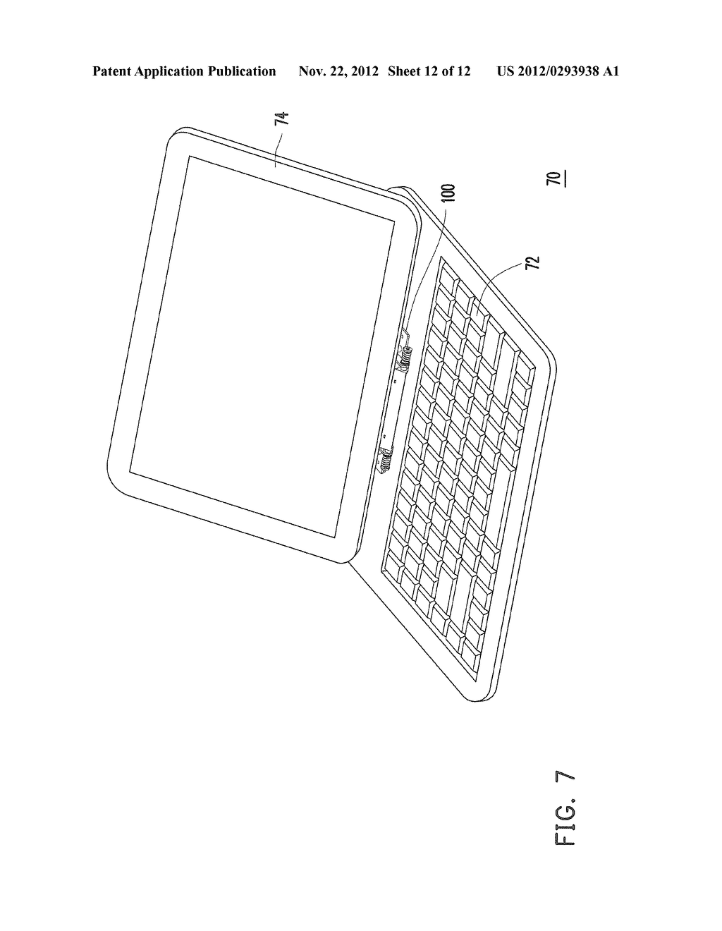 HINGE DEVICE AND KEYBOARD DOCK AND PORTABLE ELECTRONIC DEVICE HAVING THE     SAME - diagram, schematic, and image 13