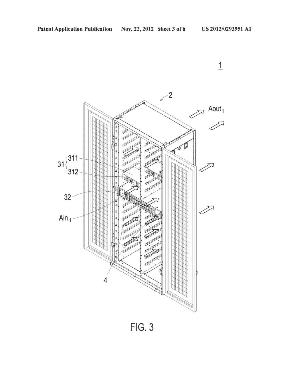 RACK MOUNTED COMPUTER SYSTEM AND COOLING STRUCTURE THEREOF - diagram, schematic, and image 04