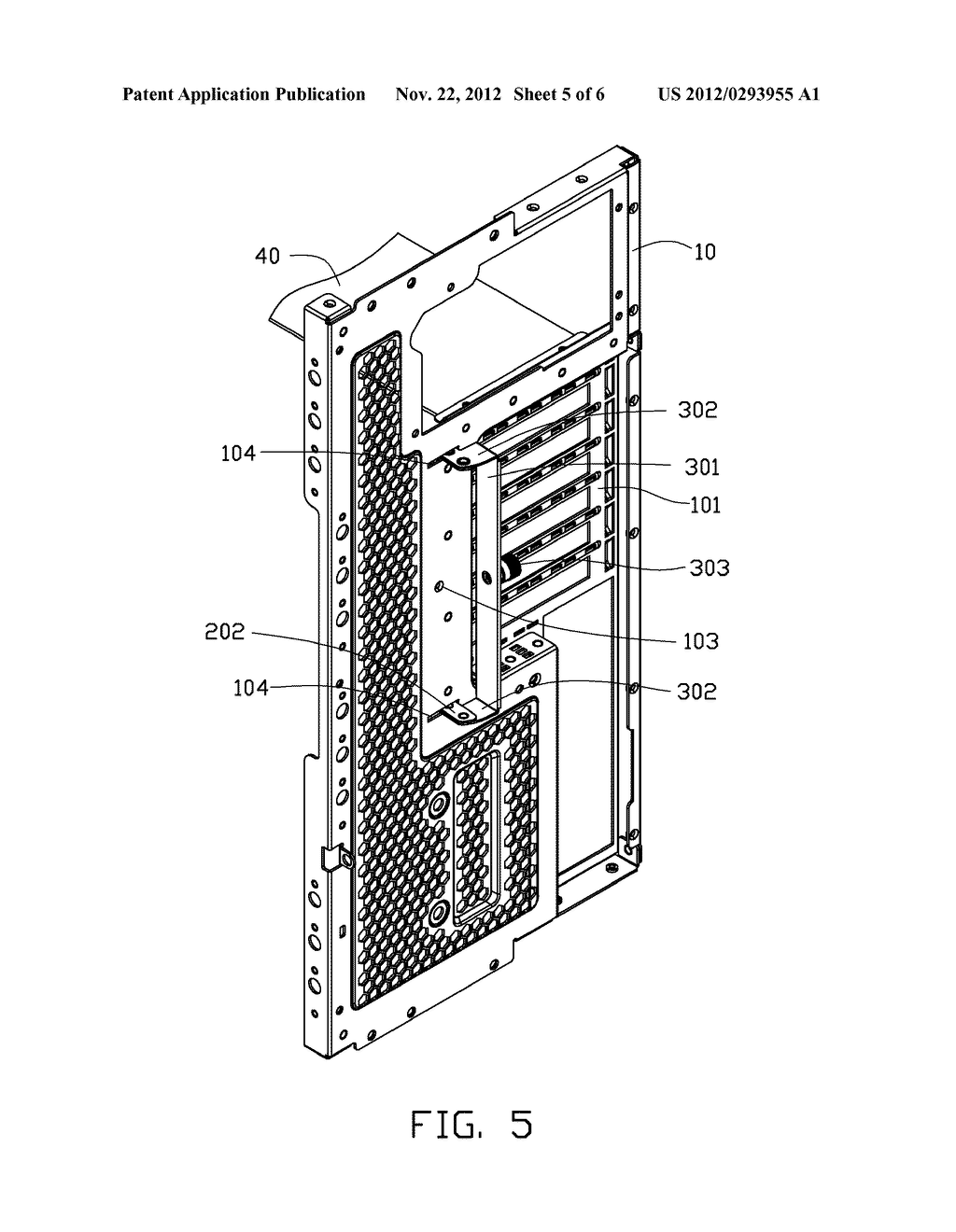 MOUNTING APPARATUS FOR PCI CARDS - diagram, schematic, and image 06