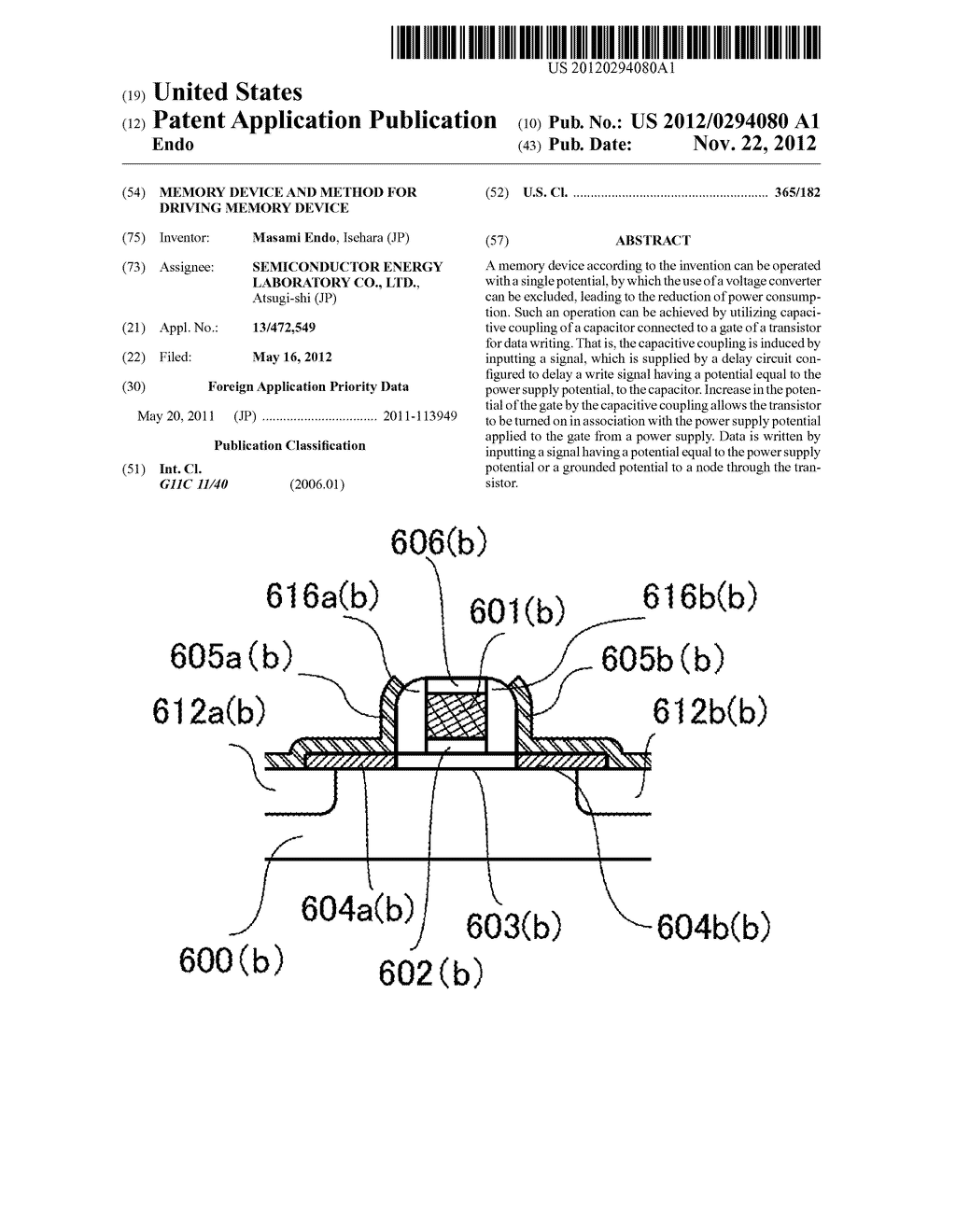 MEMORY DEVICE AND METHOD FOR DRIVING MEMORY DEVICE - diagram, schematic, and image 01