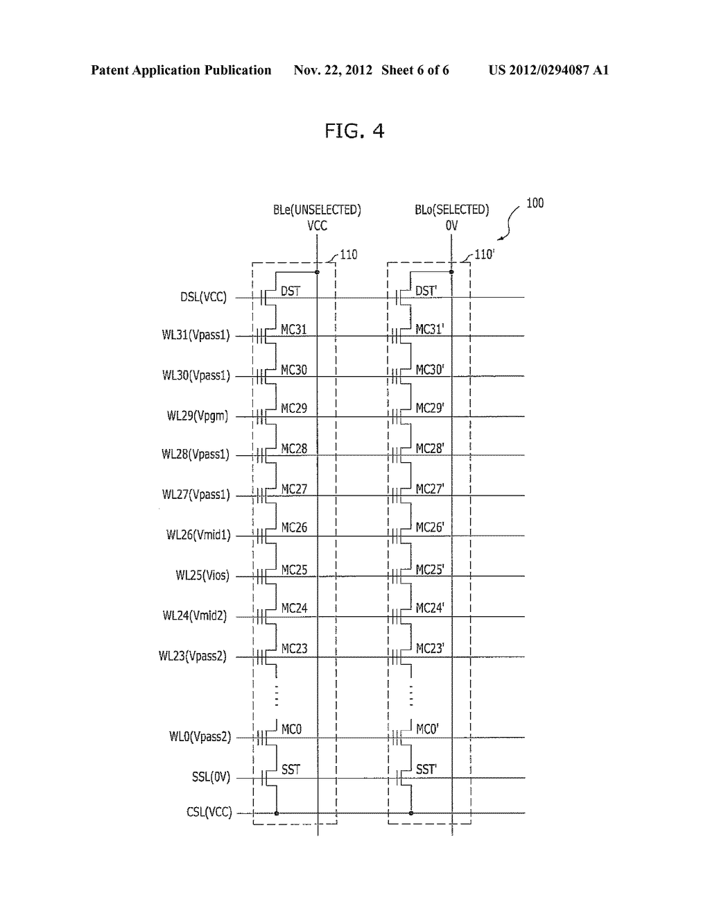 PROGRAM METHOD OF NONVOLATILE MEMORY DEVICE - diagram, schematic, and image 07