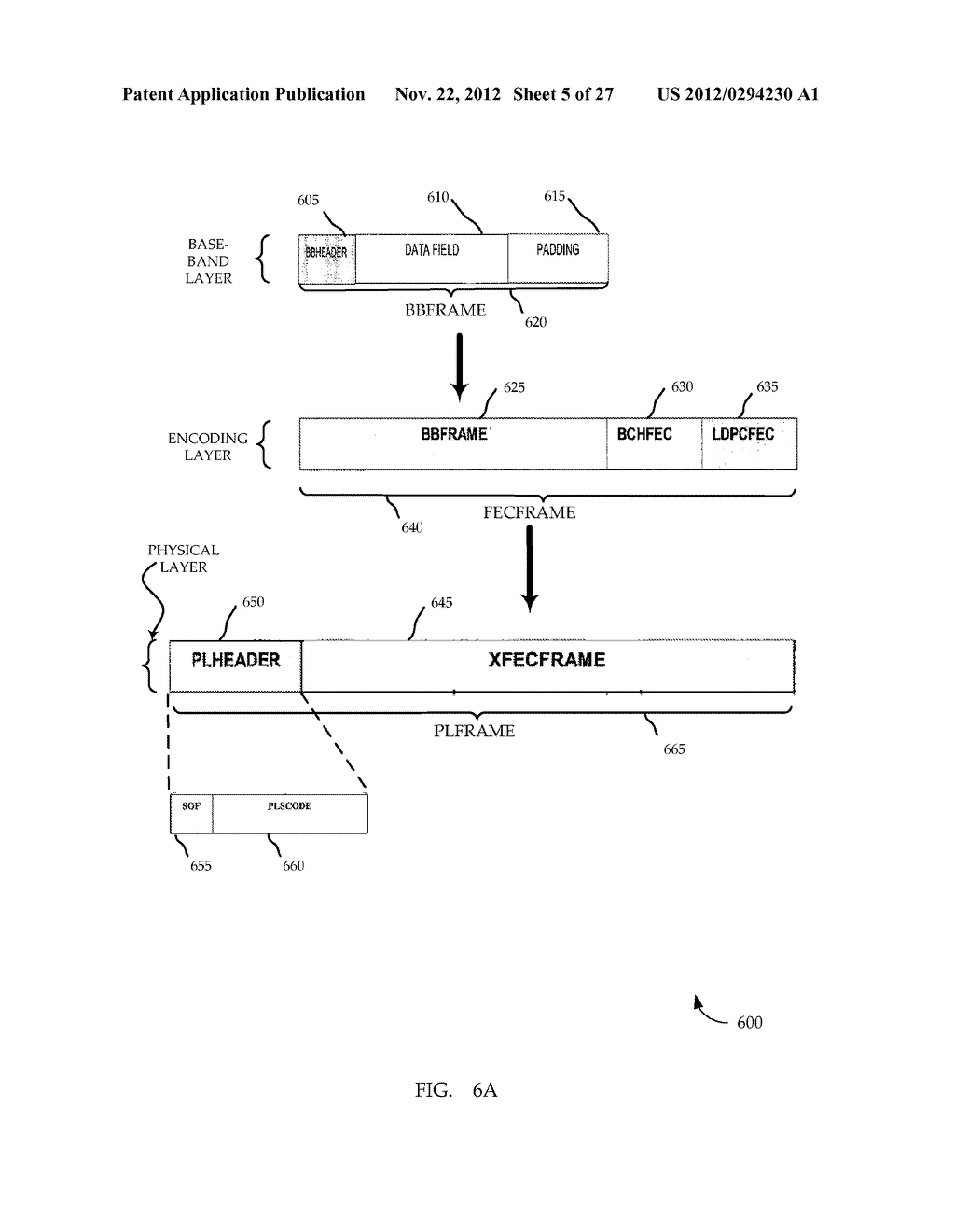 METHOD FOR FORMATTING DATA OF A PHYSICAL LAYER FRAME - diagram, schematic, and image 06