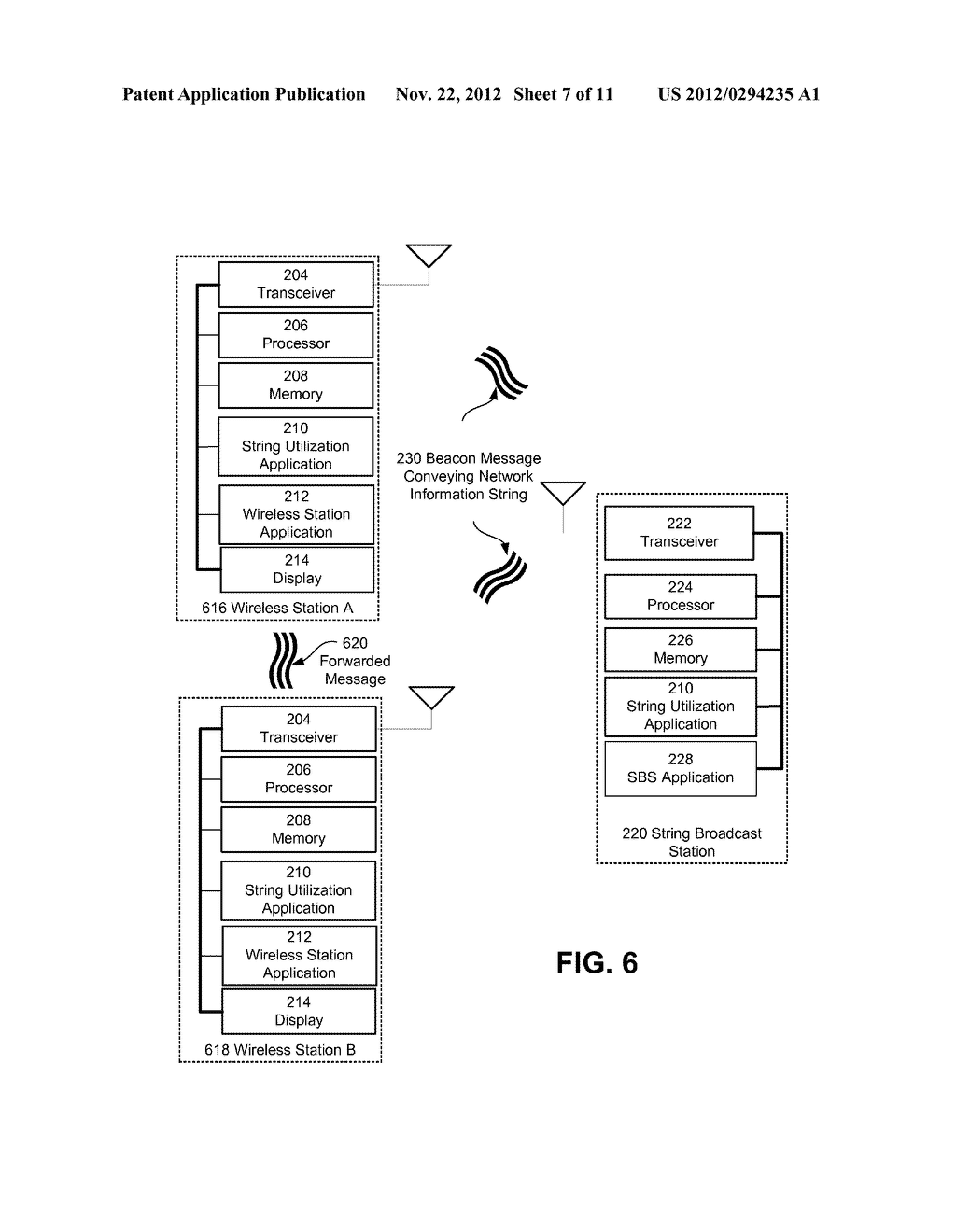 SYSTEM AND METHOD FOR MANAGING CONTENT EXCHANGES IN A WIRELESS NETWORK     USING A LISTENER MODULE - diagram, schematic, and image 08
