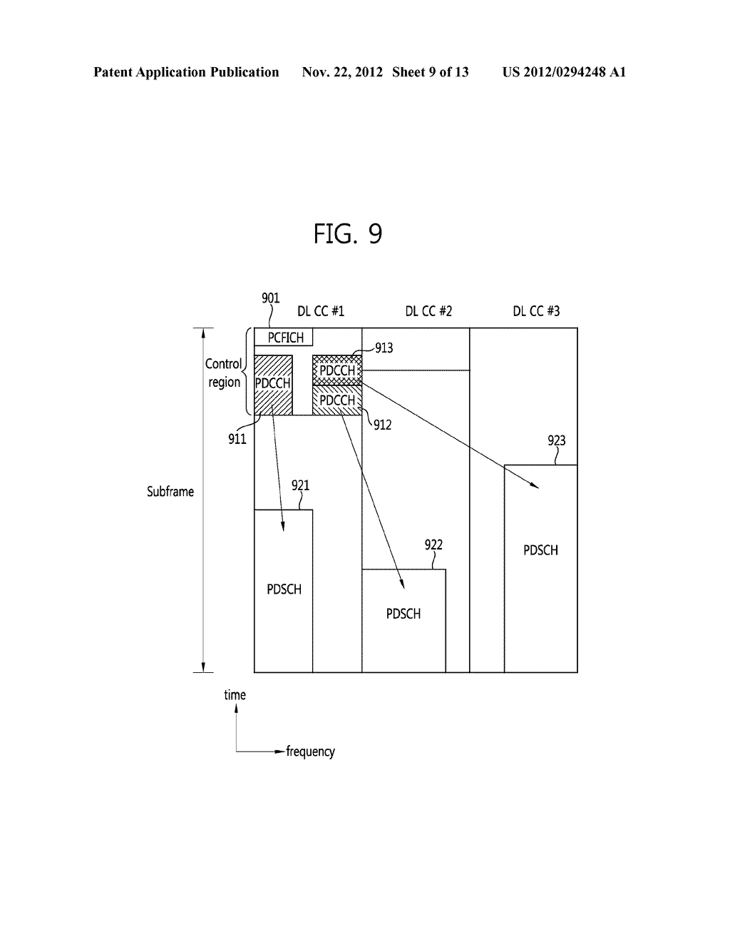 METHOD AND DEVICE FOR  MONITORING CONTROL CHANNEL IN A WIRELESS     COMMUNICATION SYSTEM - diagram, schematic, and image 10