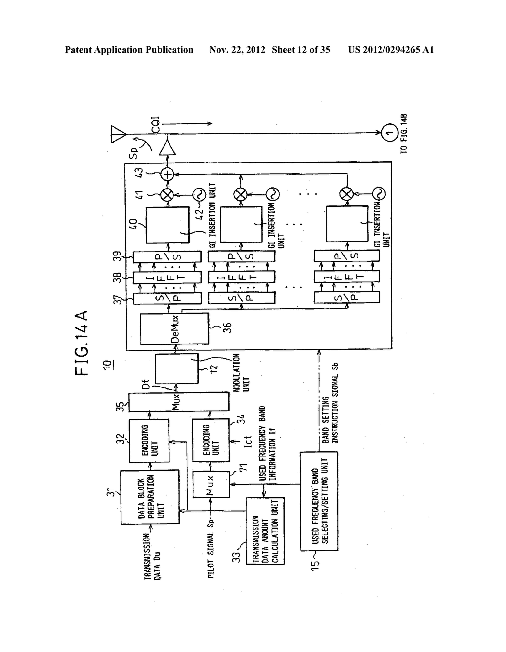 COMMUNICATIONS APPARATUS AND COMMUNICATIONS SYSTEM USING MULTICARRIER     TRANSMISSION MODE - diagram, schematic, and image 13