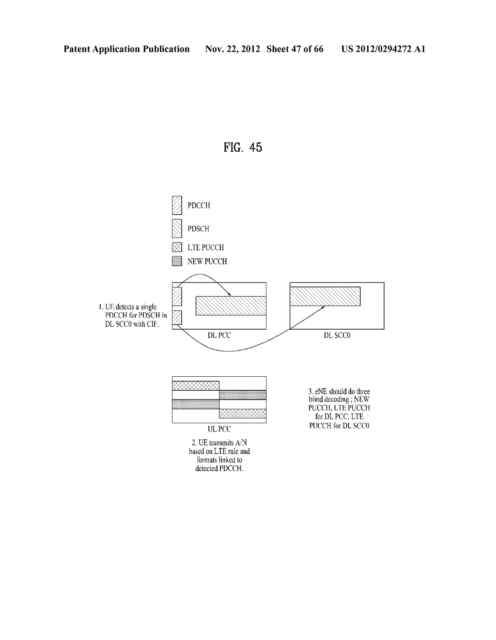 METHOD AND APPARATUS FOR TRANSMITTING CONTROL INFORMATION IN A WIRELESS     COMMUNICATION SYSTEM - diagram, schematic, and image 48