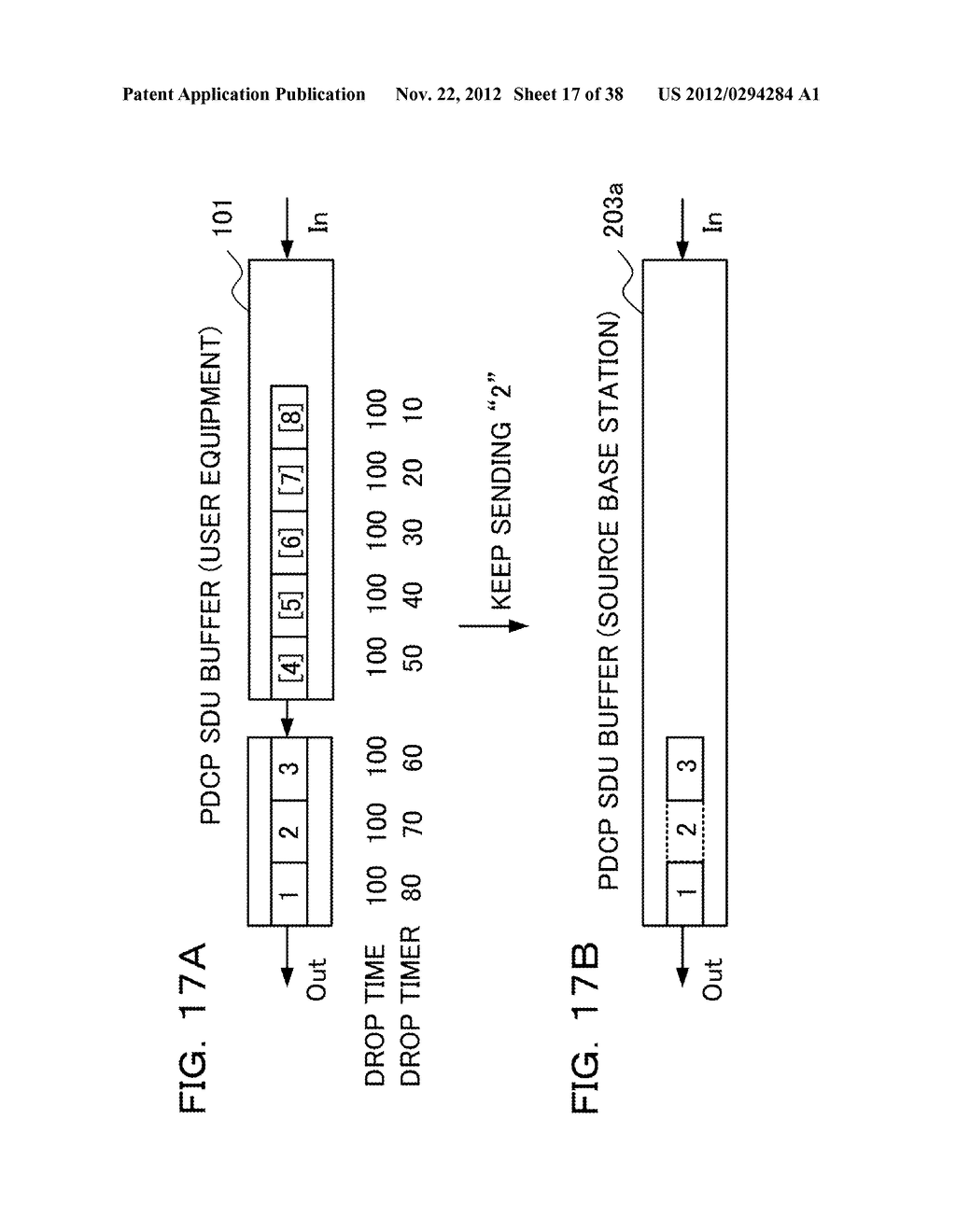 METHOD FOR DROPPING PACKET DATA, RADIO COMMUNICATION DEVICE, AND MOBILE     COMMUNICATION SYSTEM - diagram, schematic, and image 18