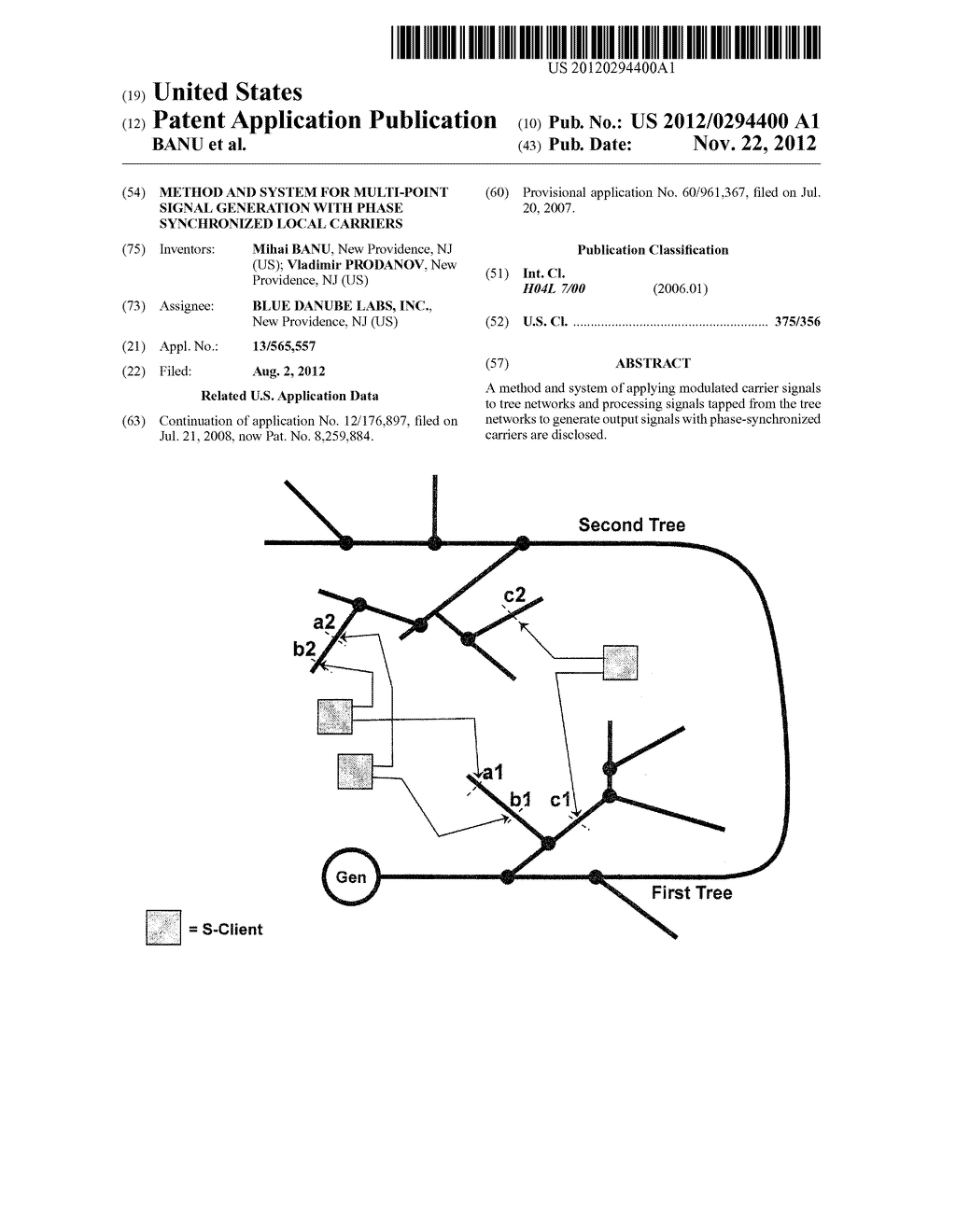 METHOD AND SYSTEM FOR MULTI-POINT SIGNAL GENERATION WITH PHASE     SYNCHRONIZED LOCAL CARRIERS - diagram, schematic, and image 01