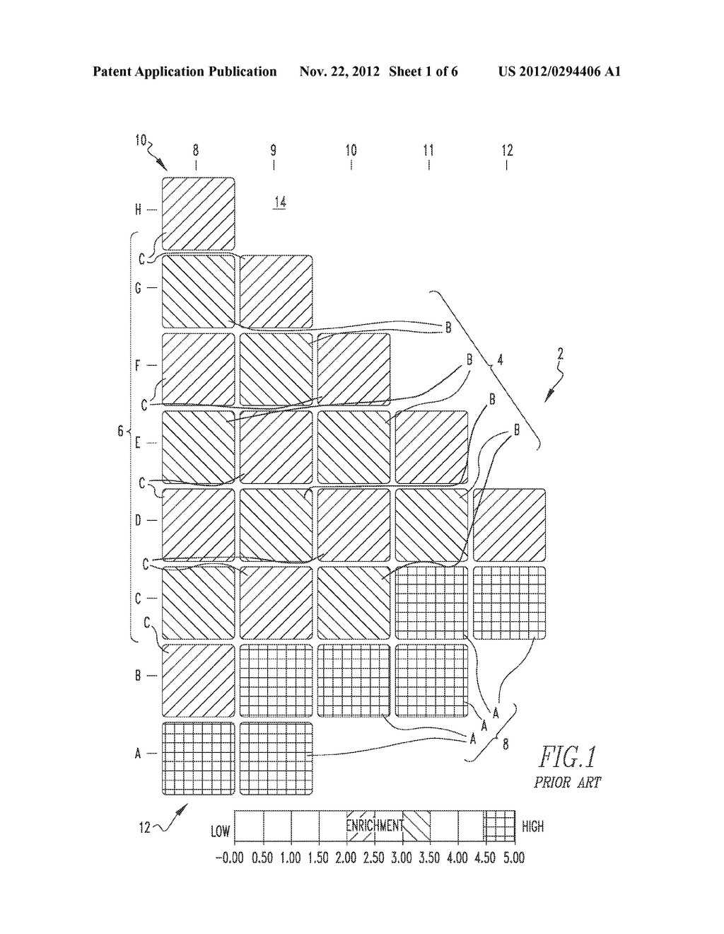 ADVANCED FIRST CORE FUEL ASSEMBLY CONFIGURATION AND METHOD OF IMPLEMENTING     THE SAME - diagram, schematic, and image 02