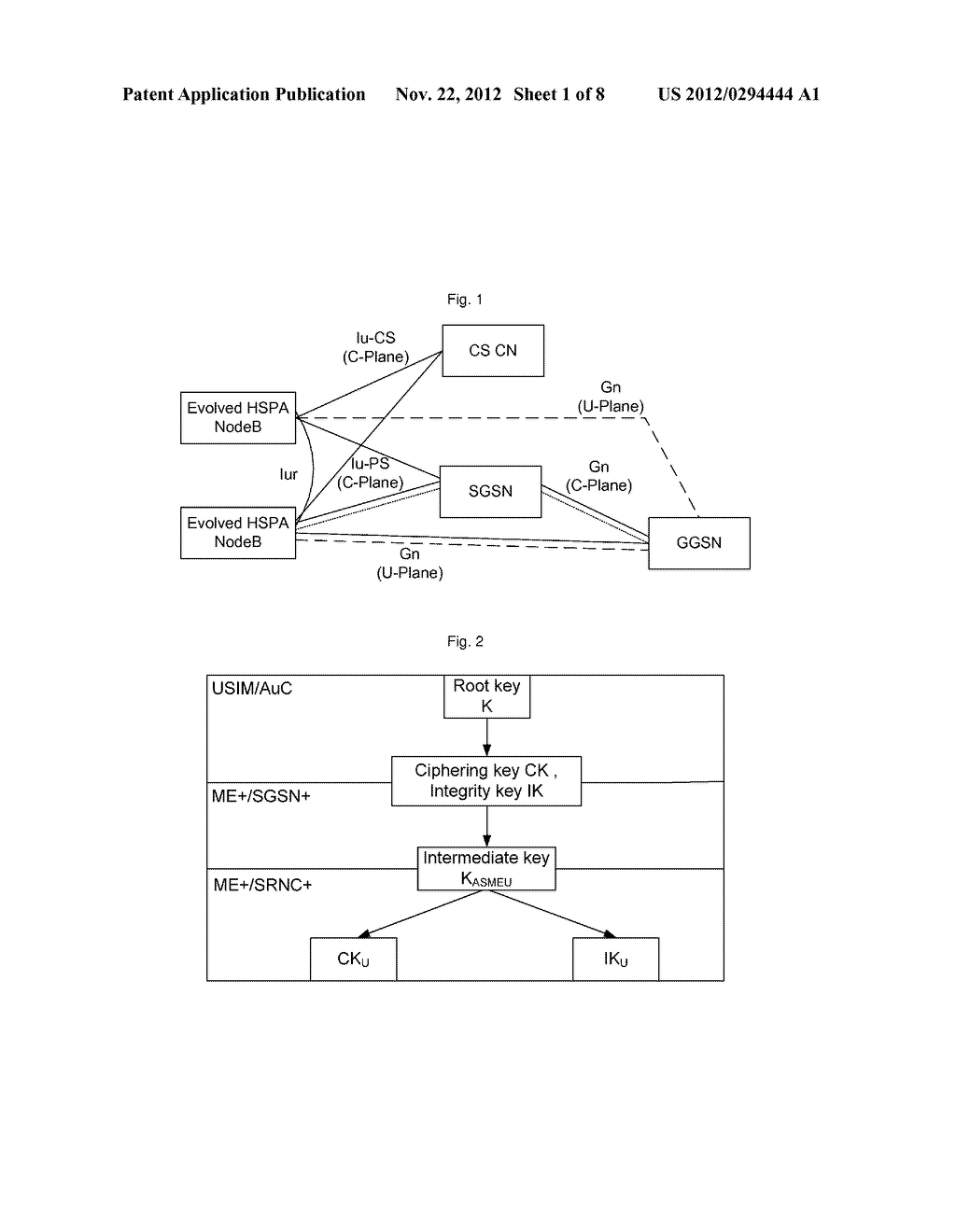 Method and system for establishing enhanced air interface key - diagram, schematic, and image 02