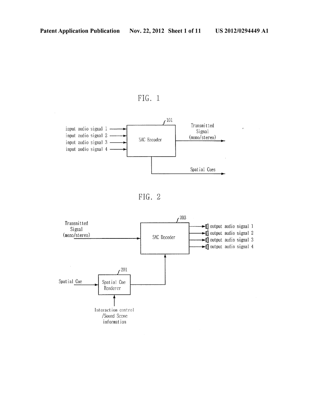 METHOD AND APPARATUS FOR CONTROL OF RANDERING MULTIOBJECT OR MULTICHANNEL     AUDIO SIGNAL USING SPATIAL CUE - diagram, schematic, and image 02