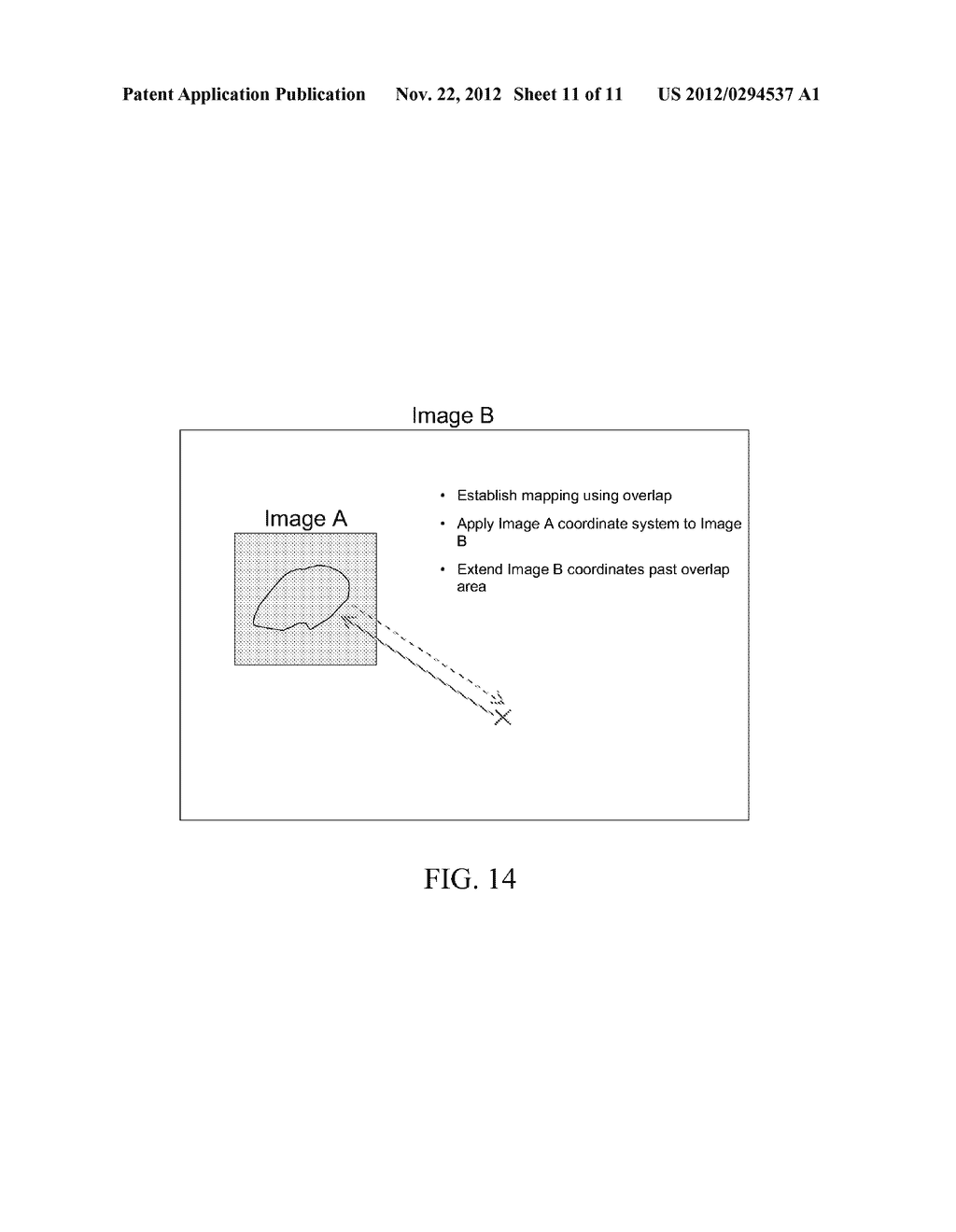 SYSTEM FOR USING IMAGE ALIGNMENT TO MAP OBJECTS ACROSS DISPARATE IMAGES - diagram, schematic, and image 12