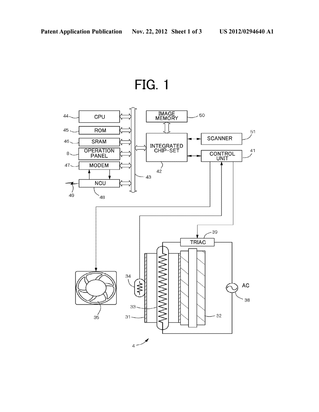IMAGE FORMING APPARATUS AND TEMPERATURE CONTROLLING METHOD OF IMAGE     FORMING APPARATUS - diagram, schematic, and image 02