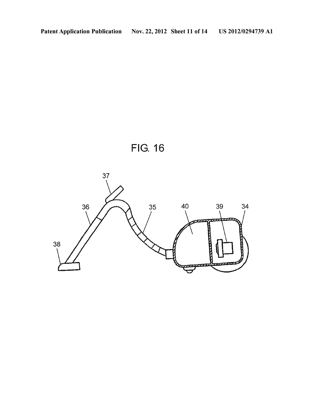 IMPELLER, ELECTRIC AIR BLOWER USING SAME, AND ELECTRIC CLEANER USING     ELECTRIC AIR BLOWER - diagram, schematic, and image 12