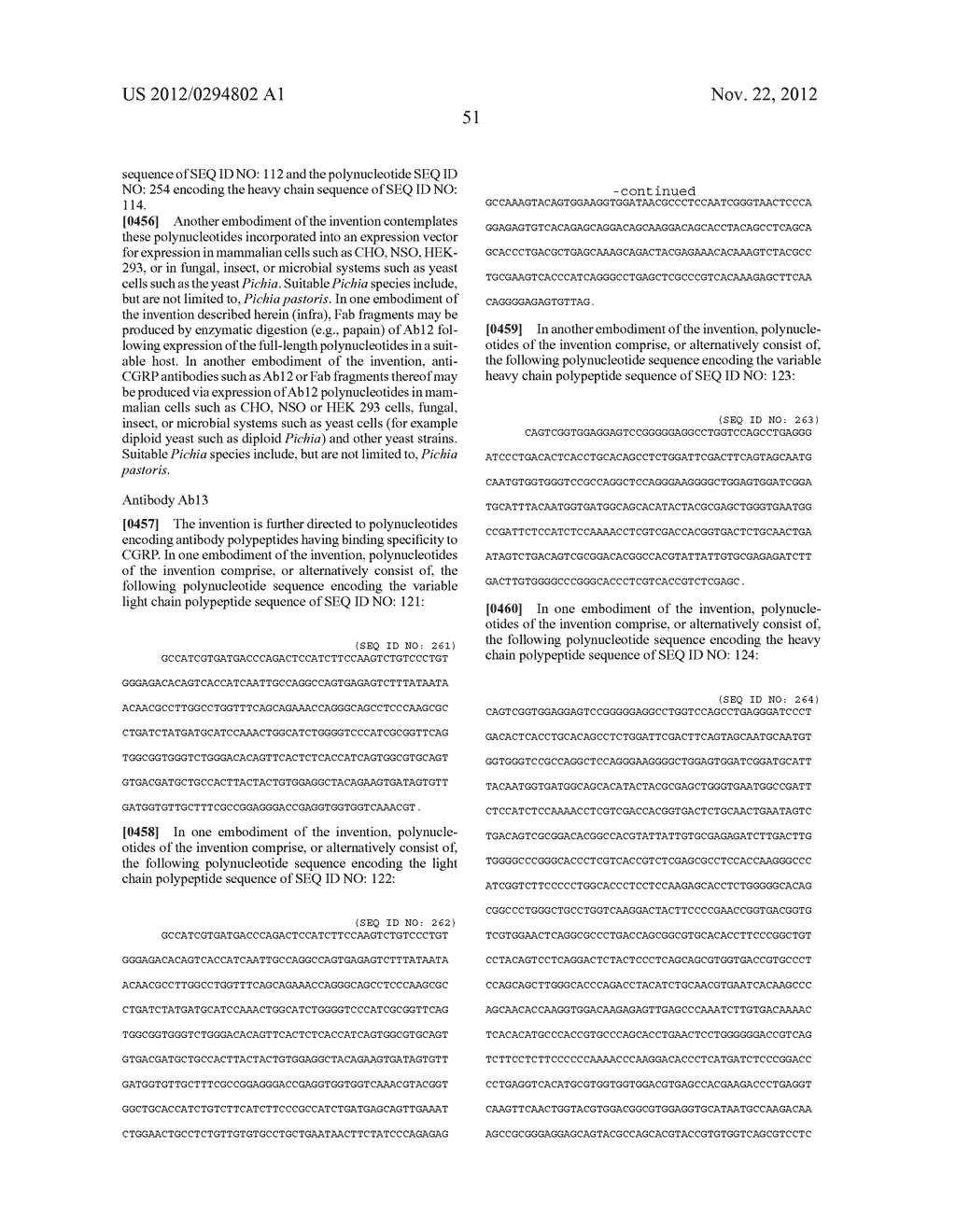 USE OF ANTI-CGRP ANTIBODIES AND ANTIBODY FRAGMENTS TO PREVENT OR INHIBIT     PHOTOPHOBIA OR LIGHT AVERSION IN SUBJECTS IN NEED THEREOF, ESPECIALLY     MIGRAINE SUFFERERS - diagram, schematic, and image 122