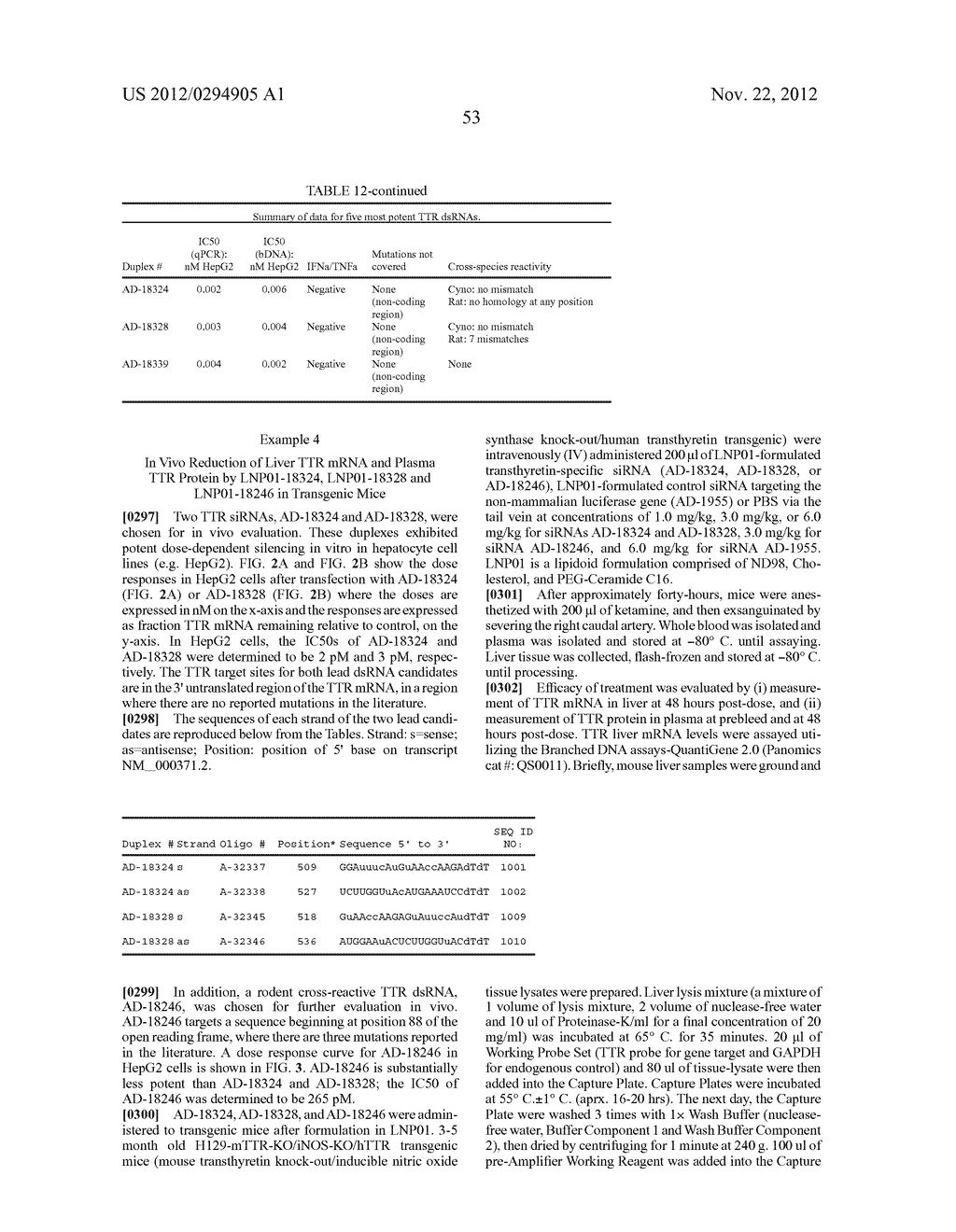 Lipid Formulated Compositions And Methods For Inhibiting Expression Of     Transthyretin (TTR) - diagram, schematic, and image 80