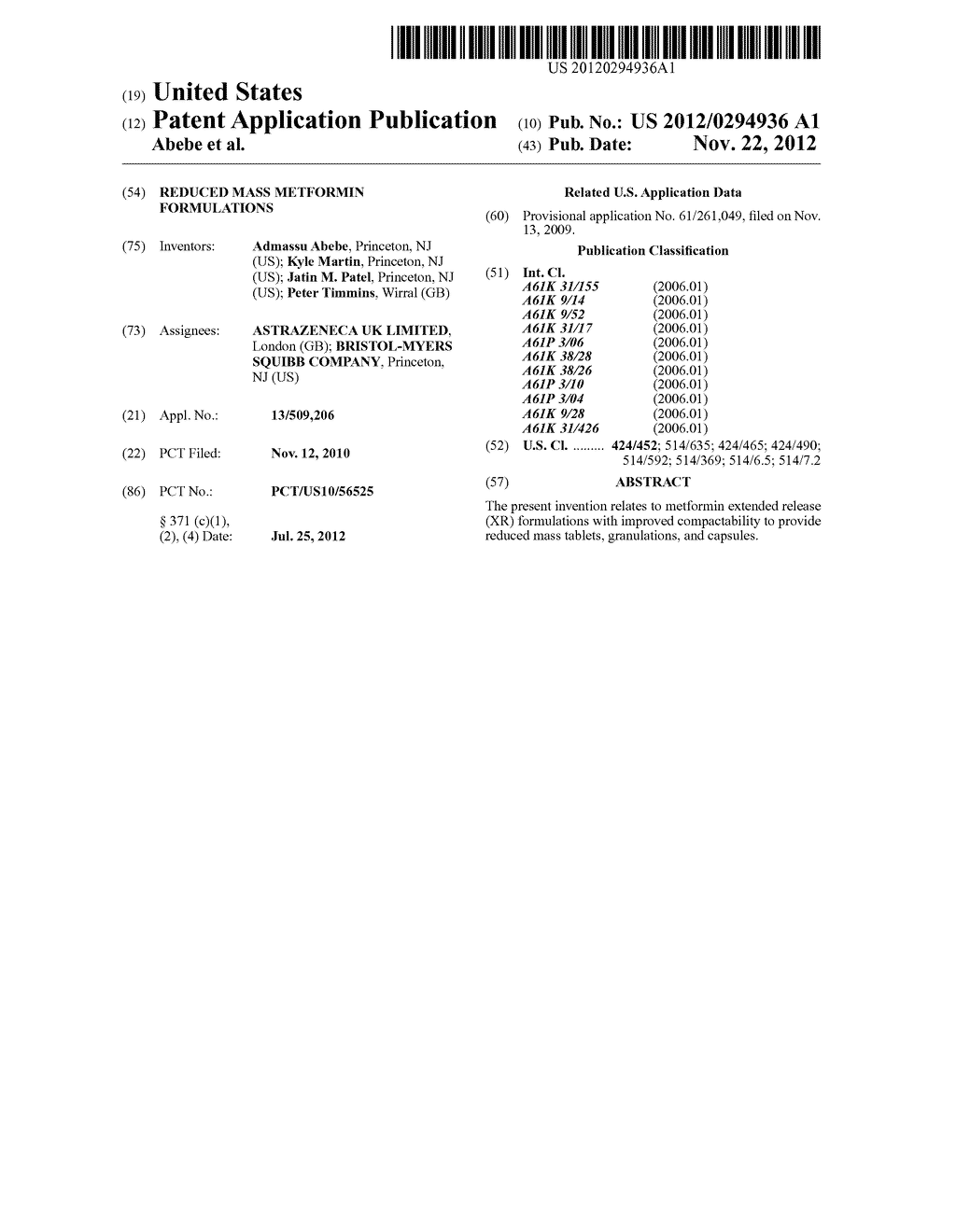 REDUCED MASS METFORMIN FORMULATIONS - diagram, schematic, and image 01