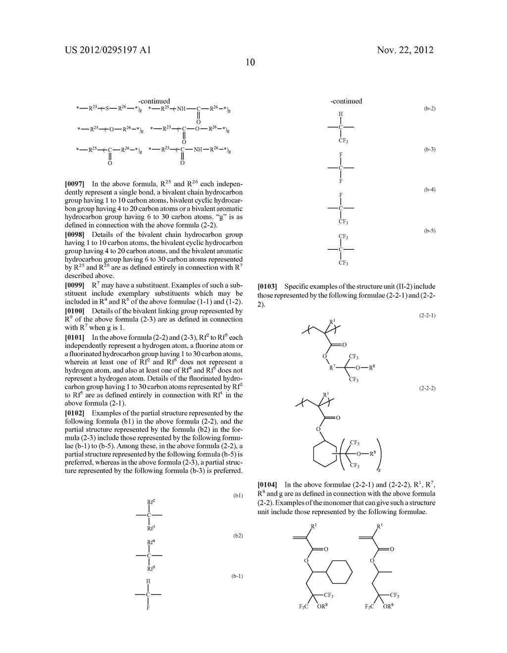 RADIATION-SENSITIVE RESIN COMPOSITION, POLYMER AND METHOD FOR FORMING A     RESIST PATTERN - diagram, schematic, and image 11