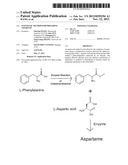 ENZYMATIC METHOD FOR PREPARING ASPARTAM diagram and image