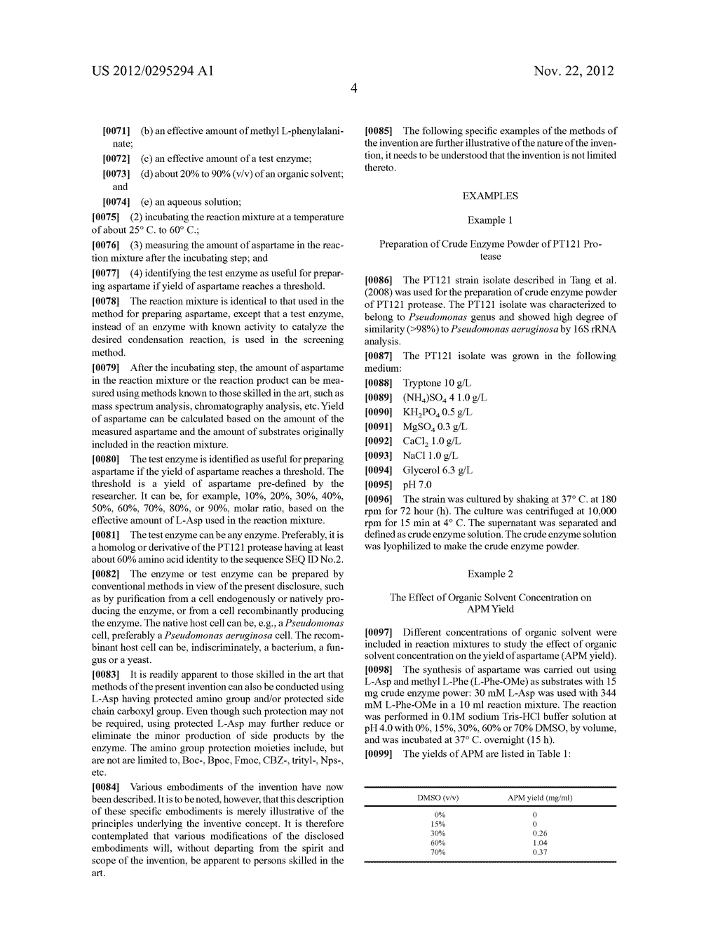 ENZYMATIC METHOD FOR PREPARING ASPARTAM - diagram, schematic, and image 09