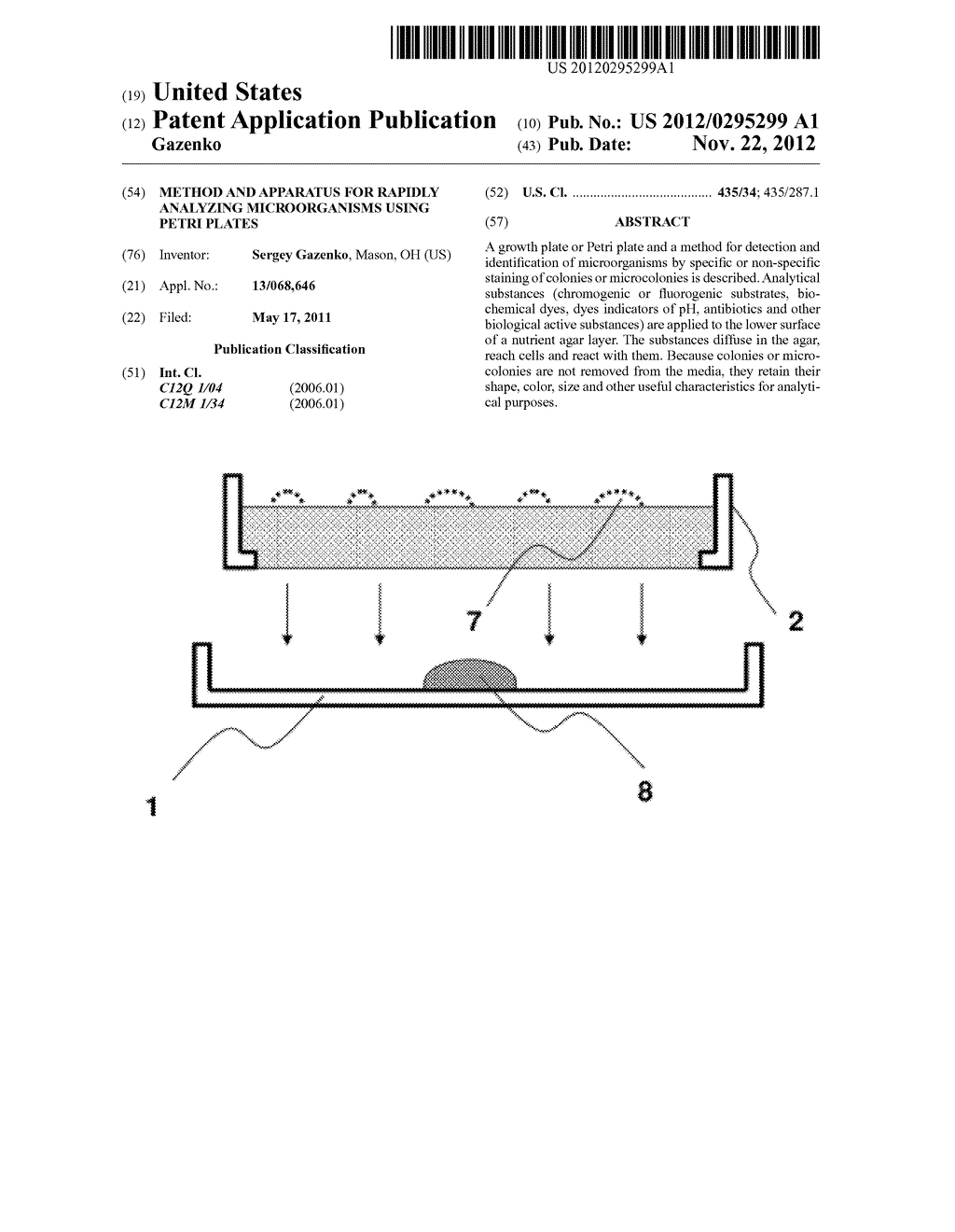 Method and apparatus for rapidly analyzing microorganisms using petri     plates - diagram, schematic, and image 01