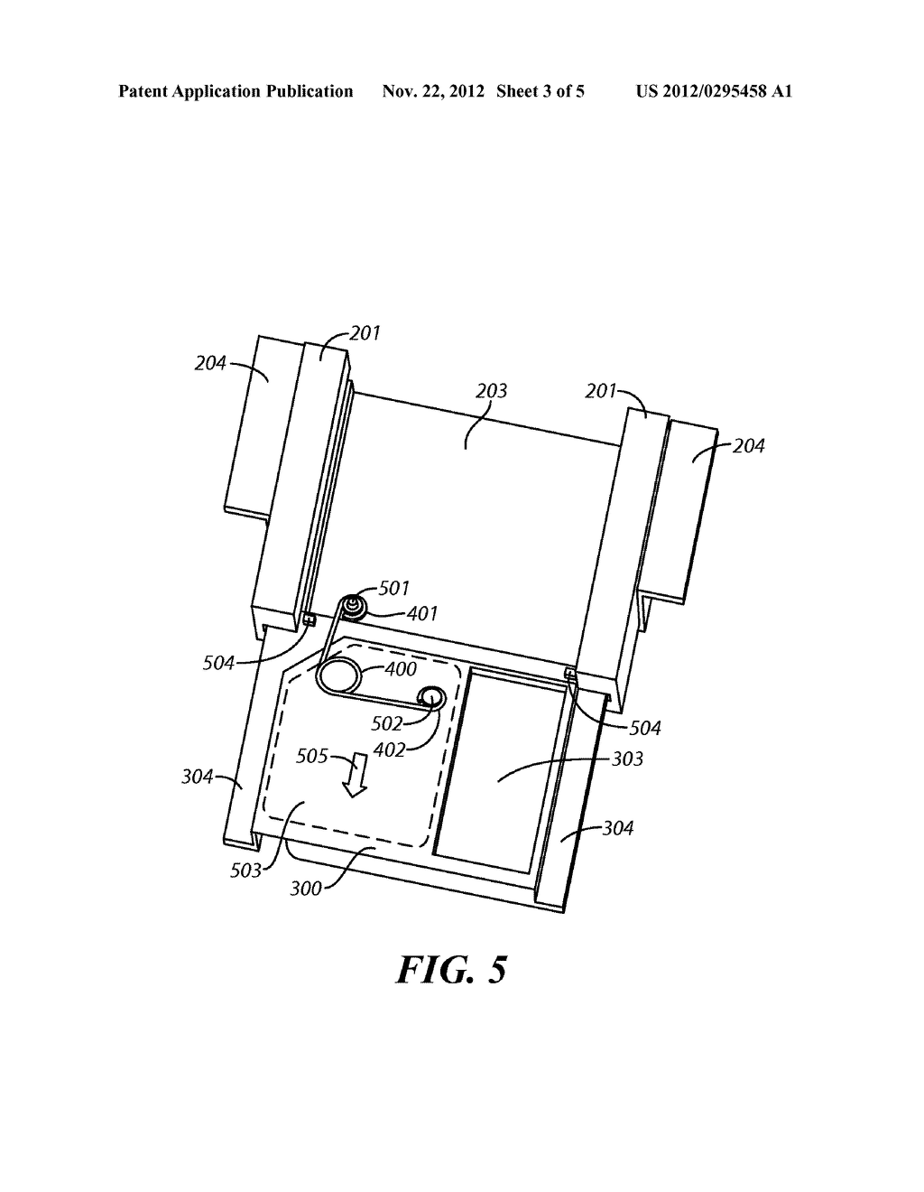 Method and Apparatus Pertaining to Movement of a SIM-Card Tray - diagram, schematic, and image 04