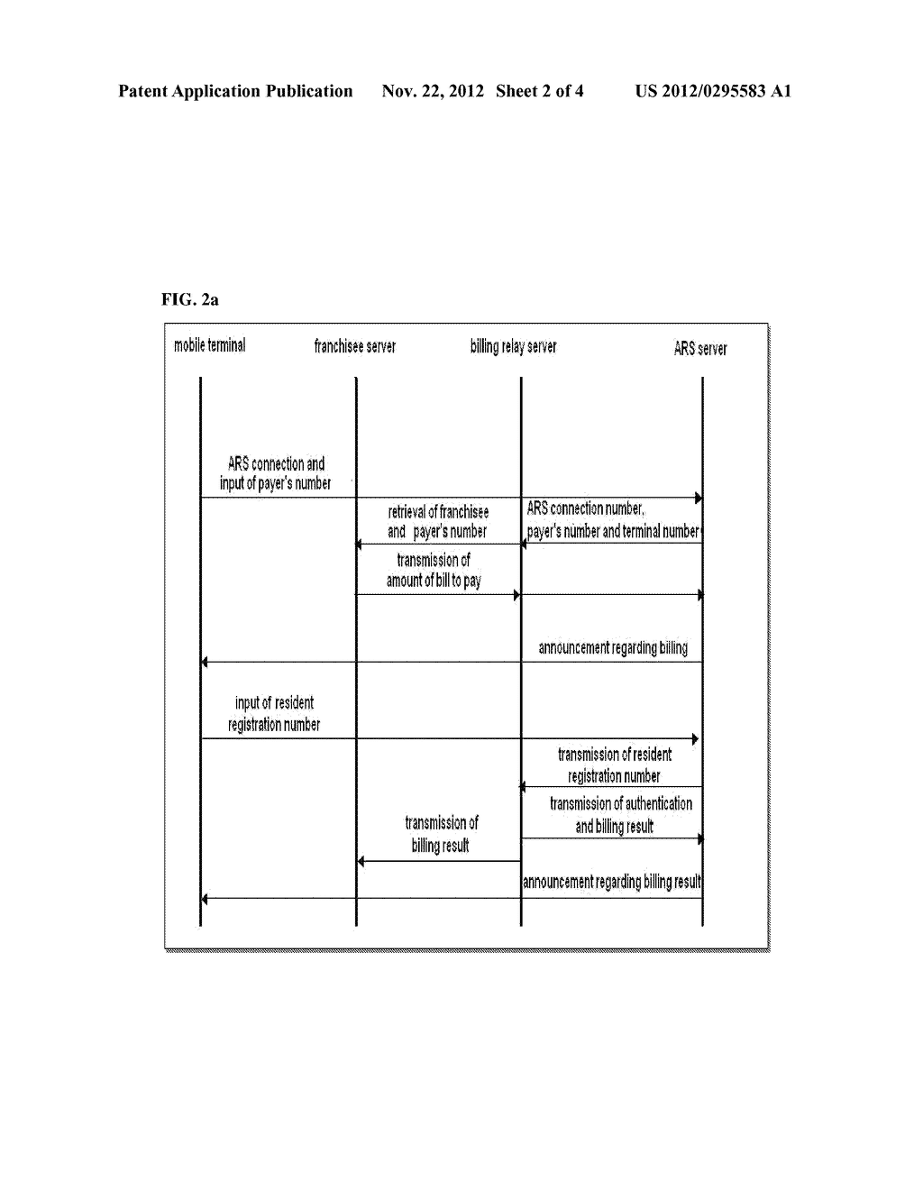 MOBILE BILLING METHOD AND SYSTEM USING ARS - diagram, schematic, and image 03