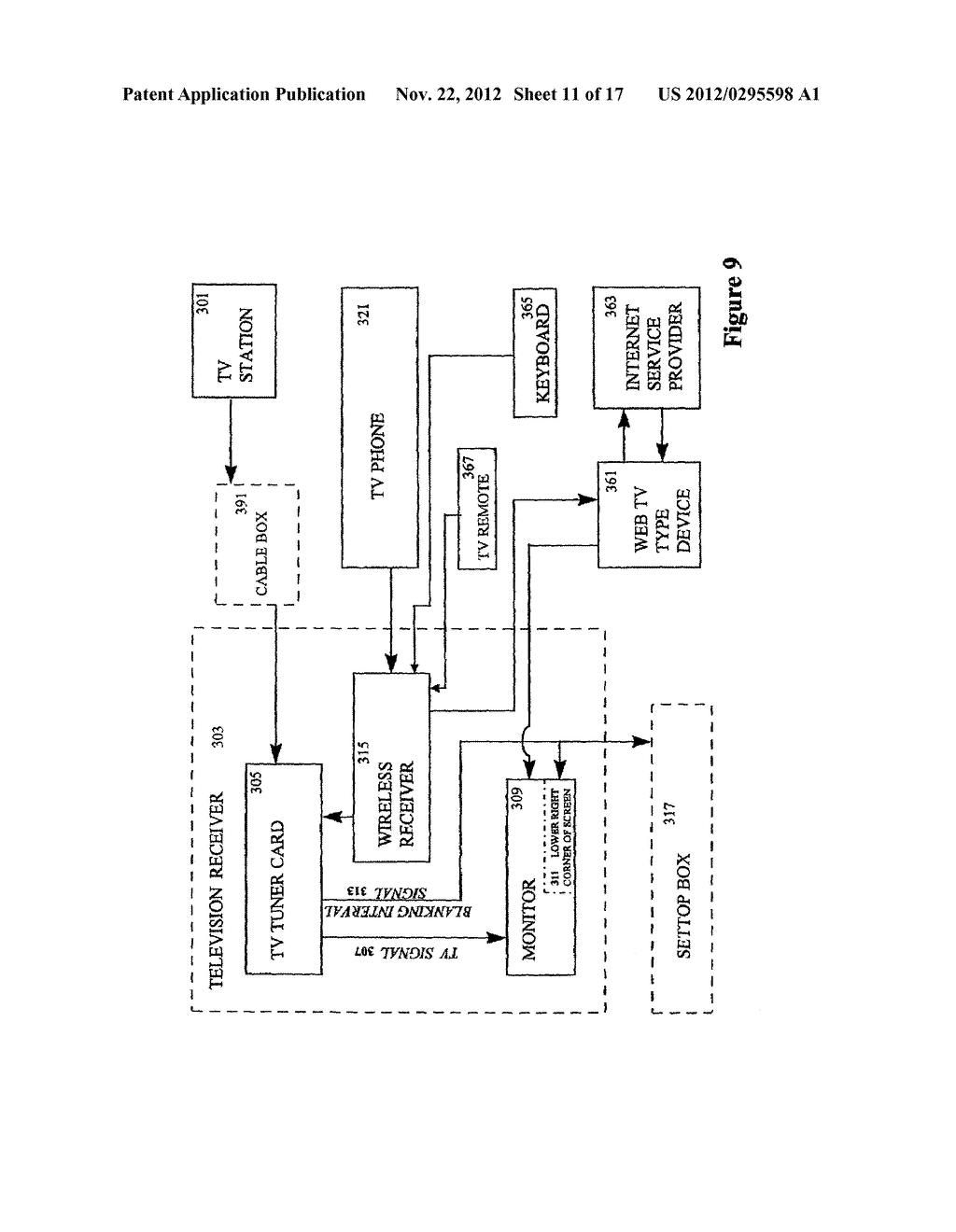 APPARATUS FOR VIEWING OF CONTENT CONTAINED THEREIN ON A NEARBY DISPLAY     SCREEN - diagram, schematic, and image 12